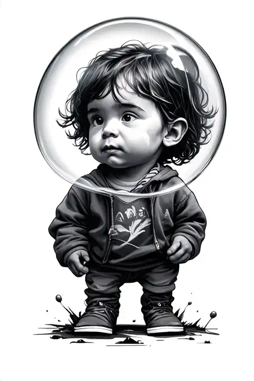 Kid In A Bubble