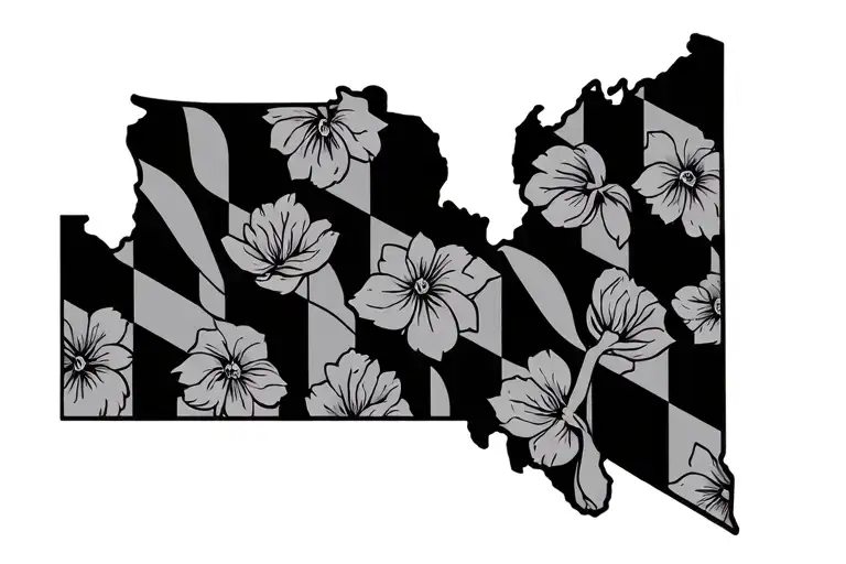 Maryland State Outline