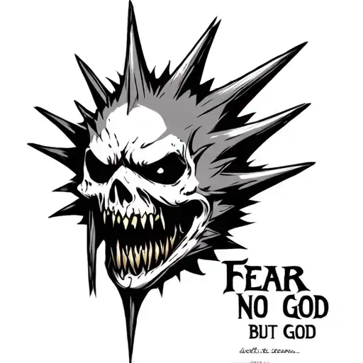Spike With Fear No Man But God Design