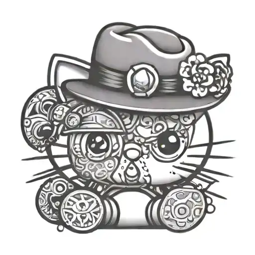 Hello Kitty With Hat