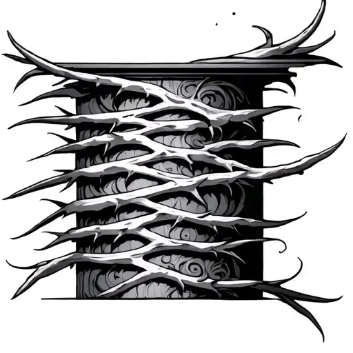 Column With Spines