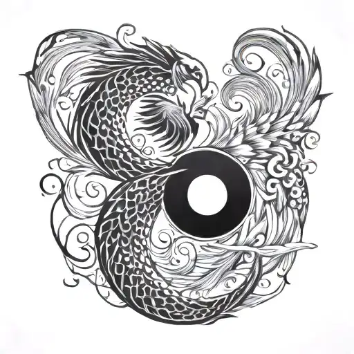 Peixes Ying Yang