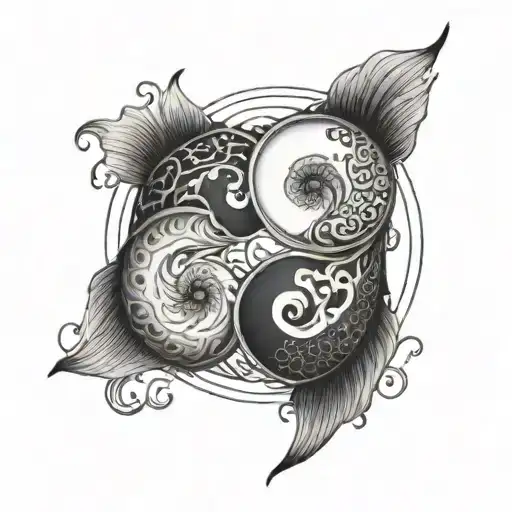 Peixes Ying Yang
