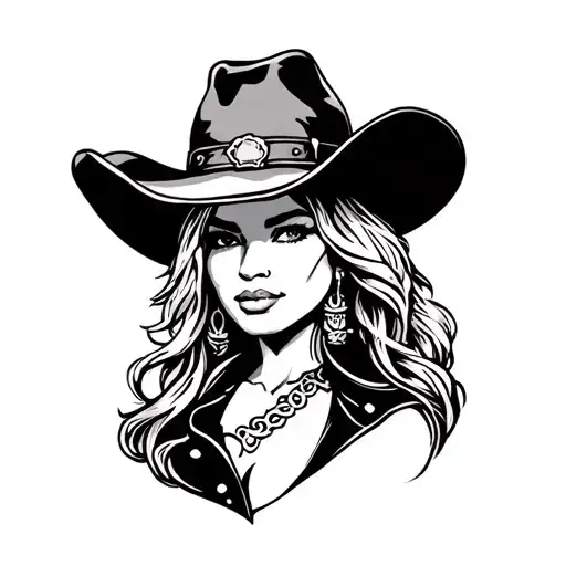 Western Die Hard Cowgirl Themes Small