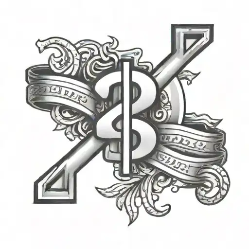 Incorporate A Money Sign Into A Gym-inspired Tattoo Design