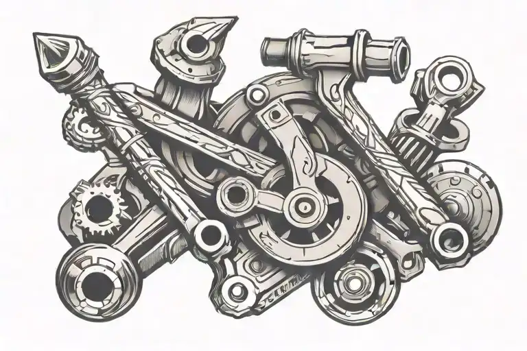 Hardware Tools Intertwined