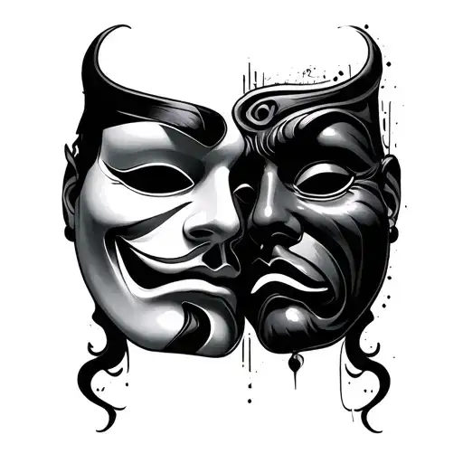 Happy And Sad Mask