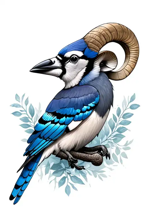Blue Jay And Ram