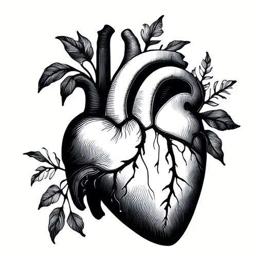 Integrate And Hide The Number 12 In The Lines Of A Minimalist Heart