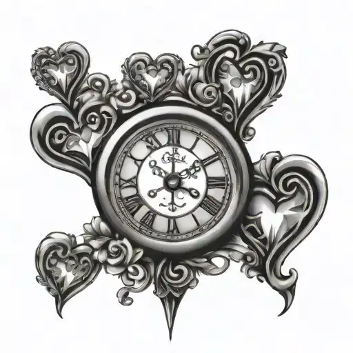Time Is Running Out Diamonds And Hearts