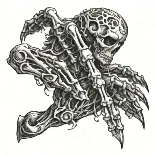 Hand Tattoo Skeleton Hand