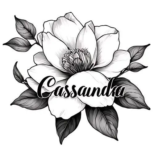 Cassandra Script With Magnolia Flower