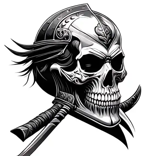 Skull Samurai Warrior