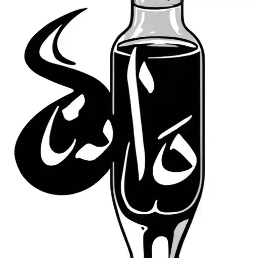 Wine In Farsi Font Text