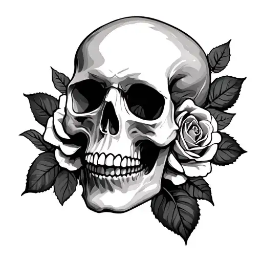 Skull And Roses