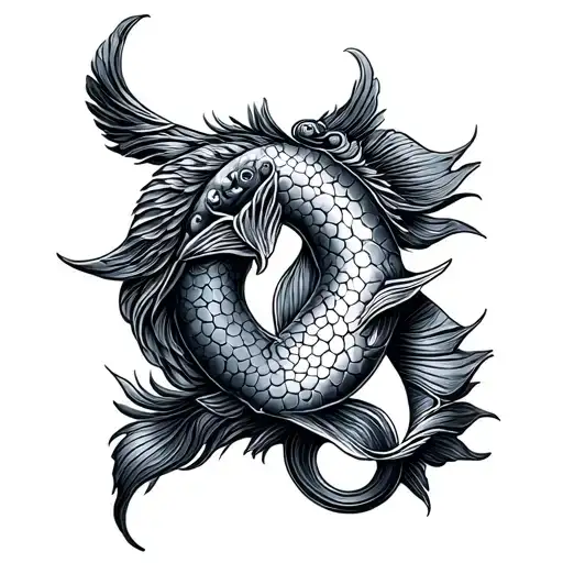 Virgo Symbol And Pisces Symbol