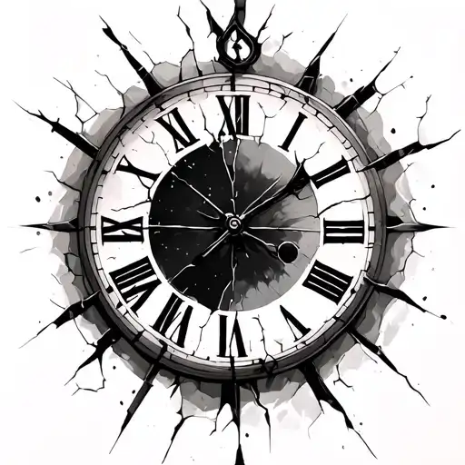 Cracked Clock
