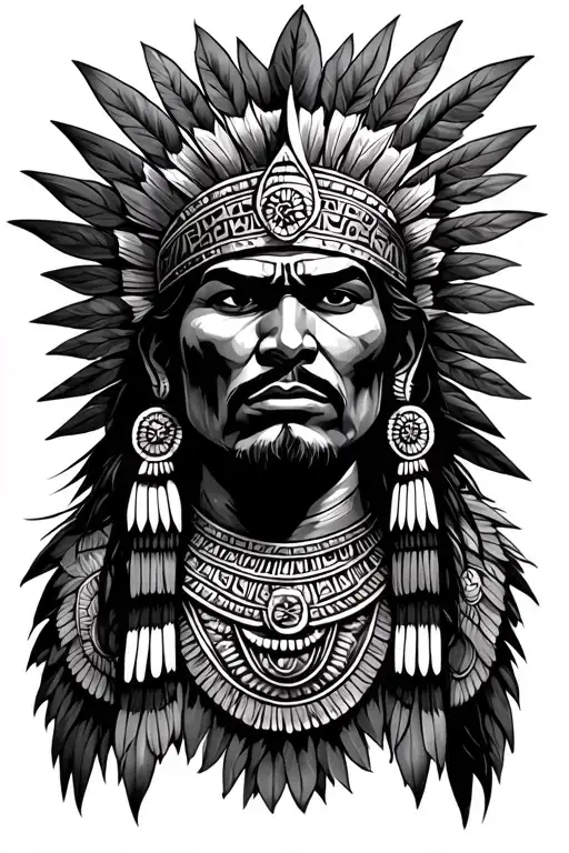 Mexican Mayan Warrior