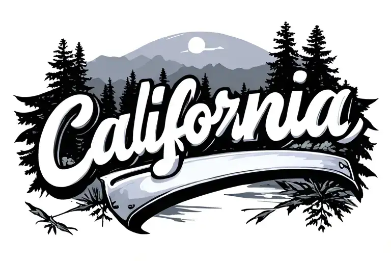 California Lettering