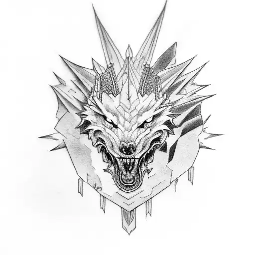 Dragon And Wolve
