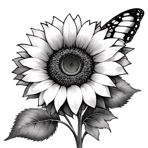 Sunflower Butterfly