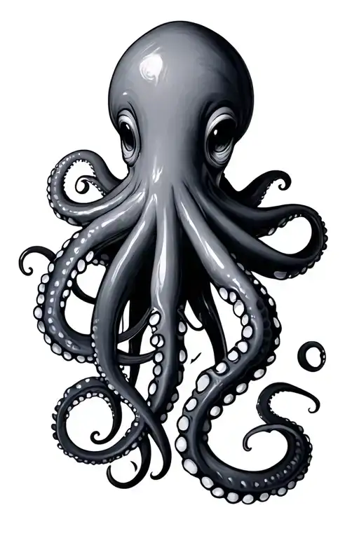 Octopus With Extended Tentacles