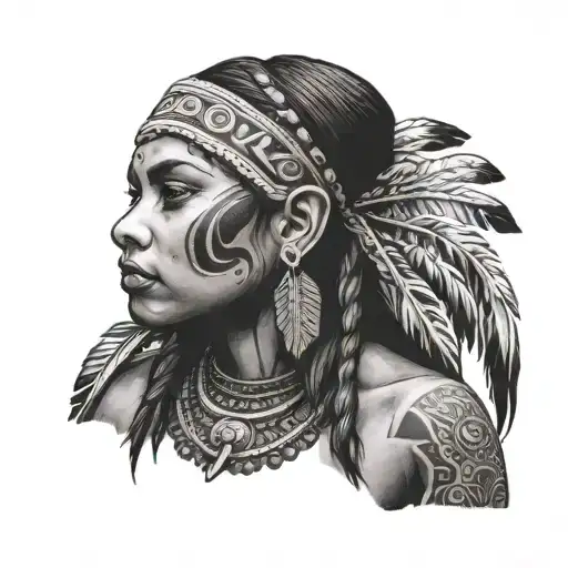 Puerto Rican Taino Indian Girl