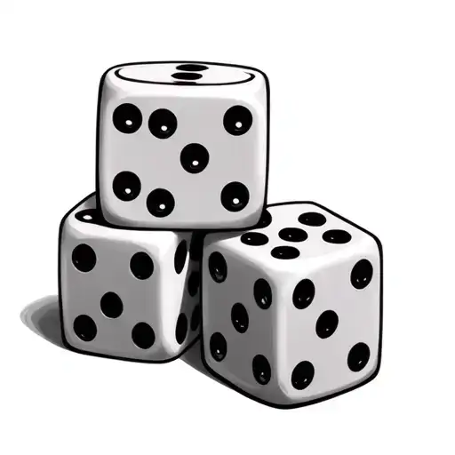 I Would Like To Get 2 Dice With The Dots 4 And 2 On It With A Bit Of Shade