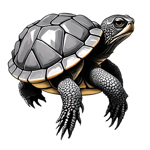 Baby Diamond Back Terrapin Carapace