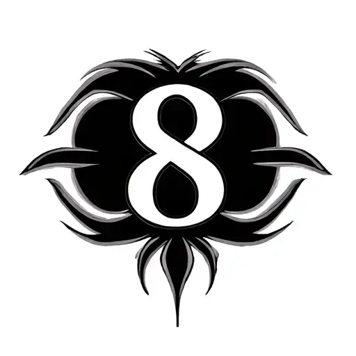 An 8 With A Zero Looped Through
