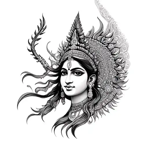 Trisul Hindu Mythology