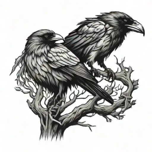 Dying Tree Ravens