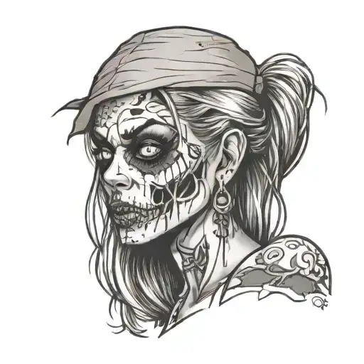Fresh Turned Zombie Girl In Bikini