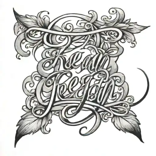 Keegan In Cursive Writing