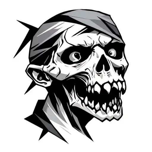 Geometric Military Zombie