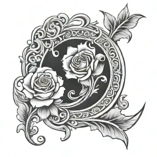 L And A Joined Together Symbolizing
