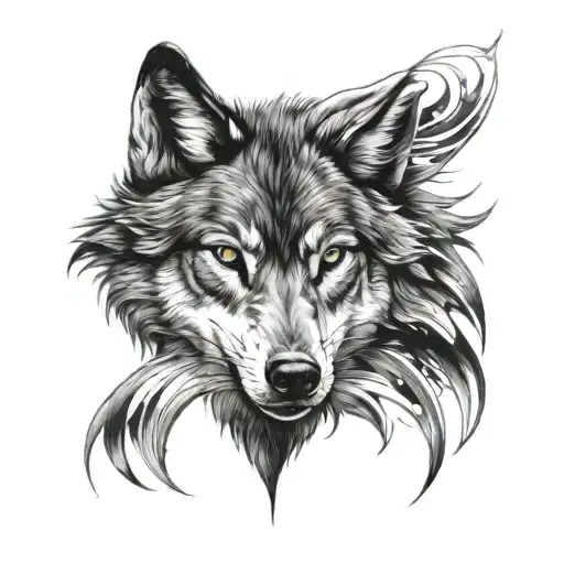 Wolf Tattoo On Shoulder