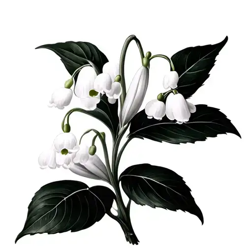 Lilly Of The Valley With Giovanni In Stem