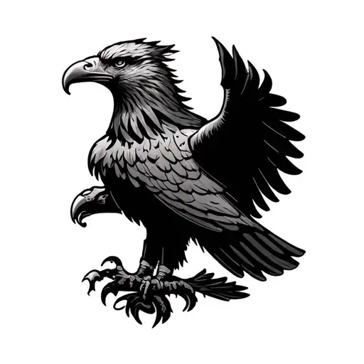 Imperial Eagle With Swastika