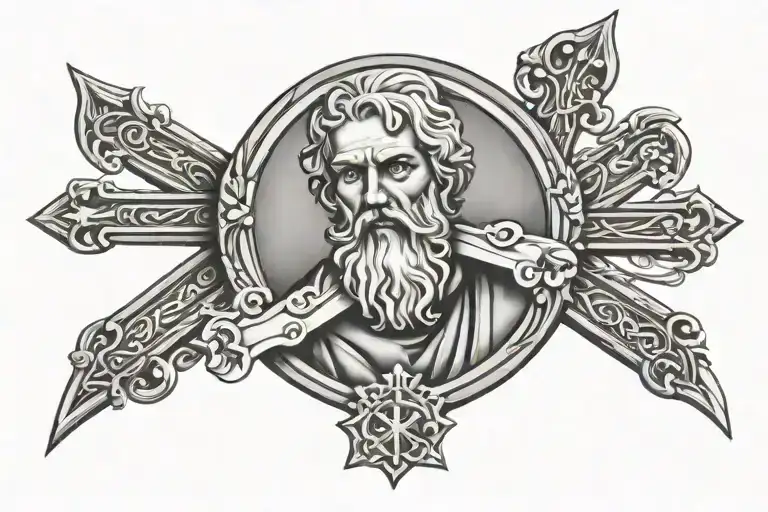St Andrew With Cross