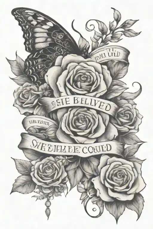 She Believed She Could And She Did