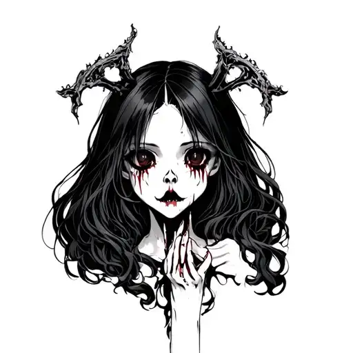 Anime Girl Horror Death