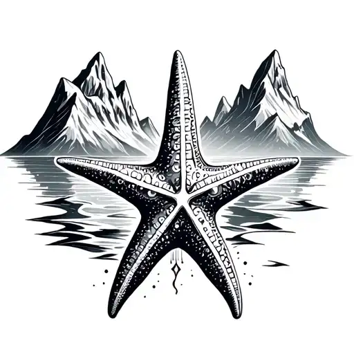 Mountains Sea Stars
