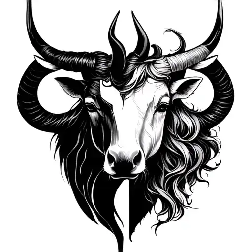 Aquarius And Taurus Love Arrow Mixed Together