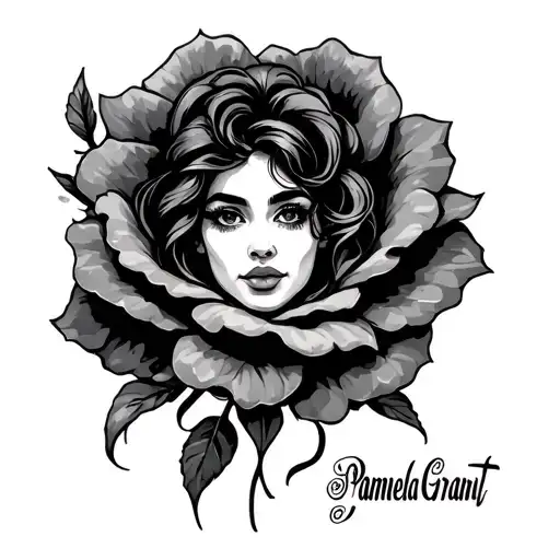 Pamela Grant Name Written