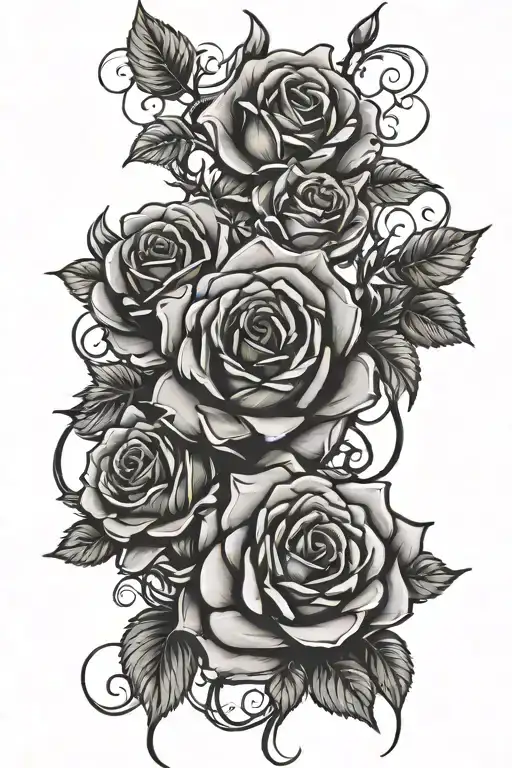 Roses Growing Roots