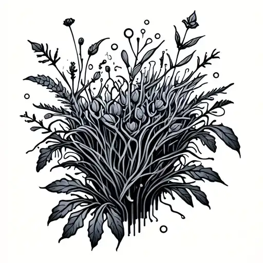 The Microcircuit Sprouted With Plants