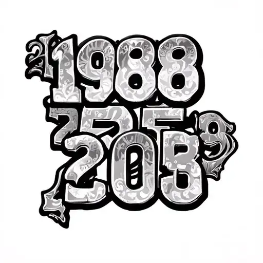 Make A Number Puzzle With The Years 1988 1985 1981 1955 2023 2015 2008