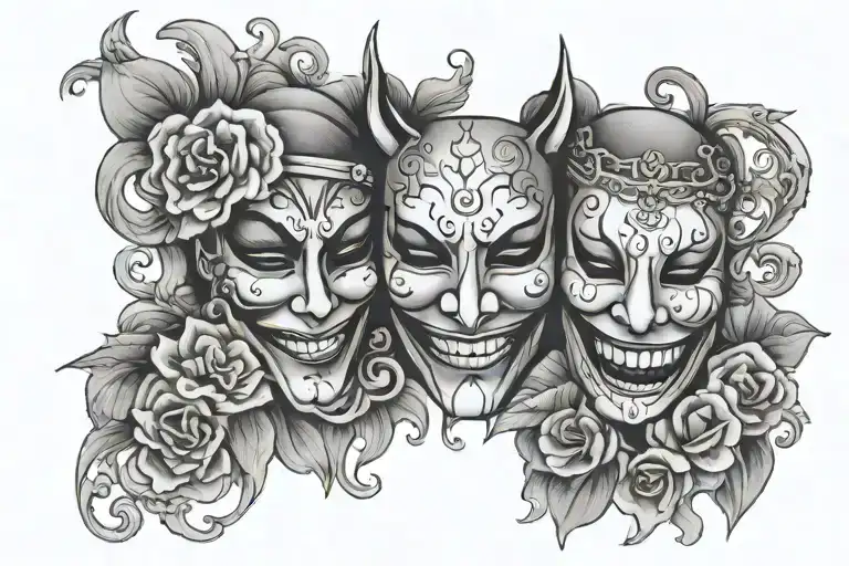 Laugh Now Cry Later Mask