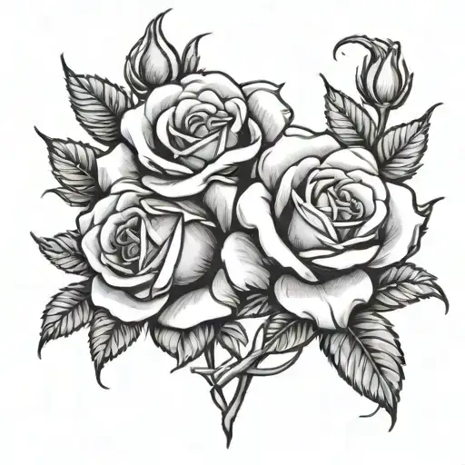 Roses Intertwined